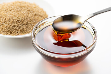 ごま油と炒りごま