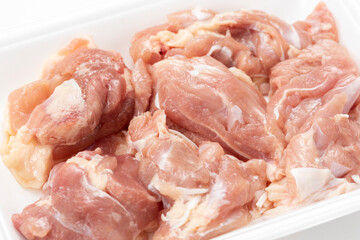 パック入り鶏肉 アップ