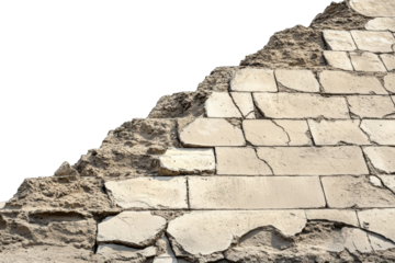 Detail of pyramid stone block texture
