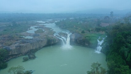 aerial view of niagara falls