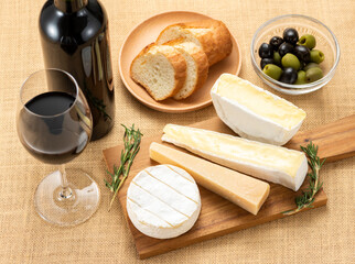 チーズの盛り合わせ