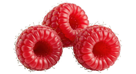 Raspberry isolated on transparent background