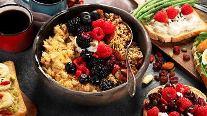 Healthy eating. Vegetarian food concept.