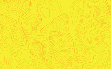 Abstract yellow line seamless pattern decorative vector texture design