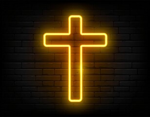Radiant Golden Cross