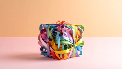 Rainbow Ribbon Gift