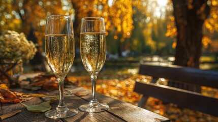 Autumn Sparkle: Romantic Picnic in the Park