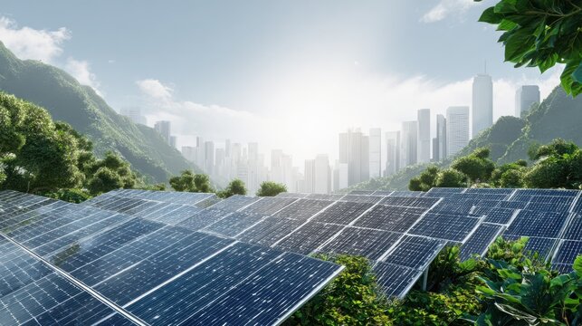 Sustainable Horizons: Solar Panels Powering a Greener Future