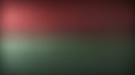 Abstract gradient of red and green hues blended softly in blurred background