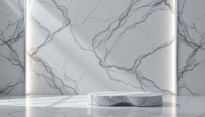 cool arctic white 16: a cold porcelain tone with marble cold texture, illuminated by subtle ice glow rim, and enhanced with matte silver outline. composition: smooth edge to edge gradient composition