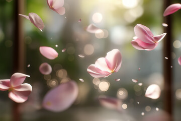 光の花舞 ― 自然の息吹に包まれる静かな瞬間