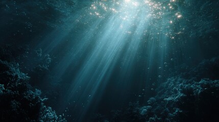 Obraz premium Underwater Lightscape