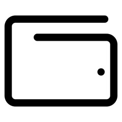 wallet ui line icon