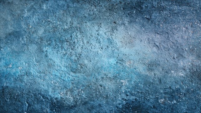 Moody blue abstract grunge backdrop featuring chipped paint and weathered layers
