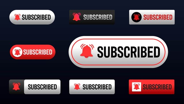 Clean Modern Subscribe Button