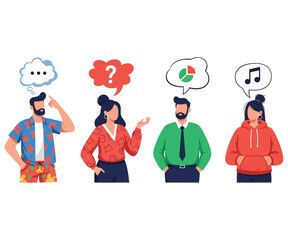 Different Thoughts, One Conversation: Expressing Ideas and Emotions