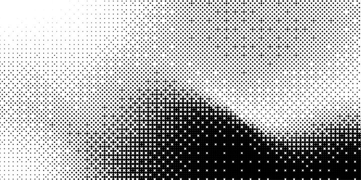 Y2k pixel halftone background. Retro bitmap graphics