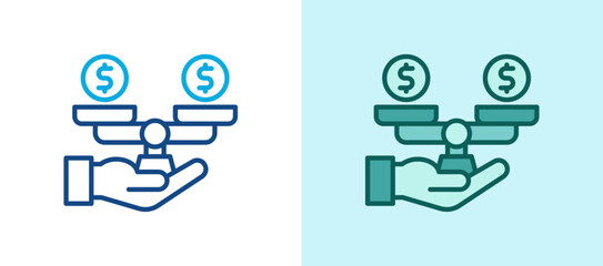 Fair Payment line icon