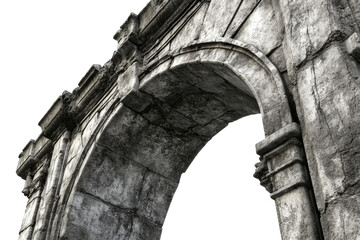 Roman temple gate with Egyptian carvings