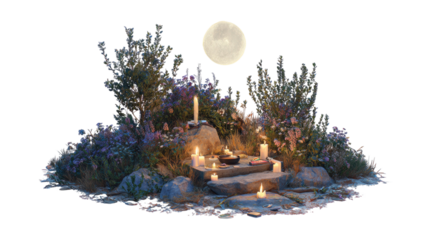 A decorated Christmas tree surrounded by winter holiday gifts, lights, and ornaments