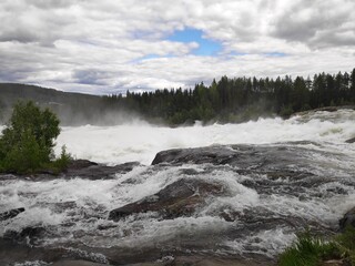 river in the mountains