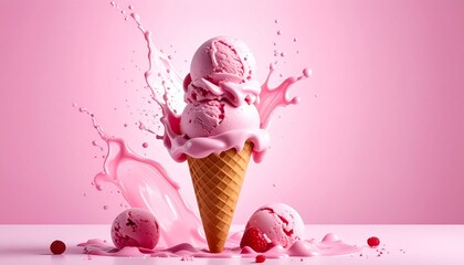Pink Cone Explosion