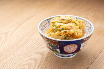 かき揚げ丼、かき揚げ天丼