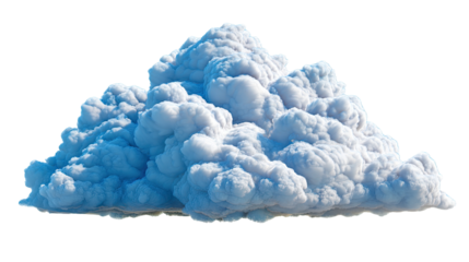 Skyward Sculpture: A mesmerizing formation of cumulus clouds, an ethereal mass of billowing vapor, fills the frame with their majestic presence. A symbol of serenity and atmospheric artistry.