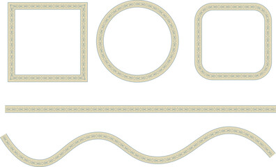 A versatile collection of classic ornate frames and decorative borders, perfect for adding a touch of elegance to any design project.