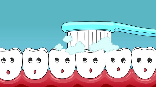 Brushing Happy White Tooth Sparkling