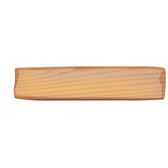 A Light Brown Wooden Plank With A Natural Wood Grain Pattern And A Transparent Background Ideal For Design Projects