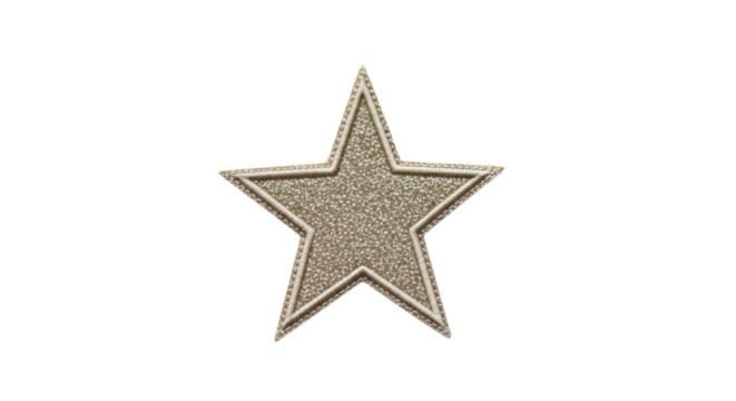 Glimmering golden star emblem, a symbol of achievement, excellence, and recognition, perfect for awards and success.