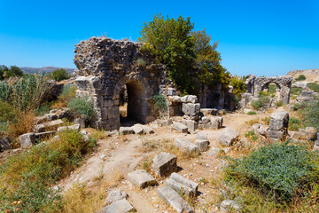 Fototapeta premium Miletus Archaeological Site near Didim city in Turkey