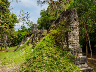 Plaza of the Seven Temples, Tikal, Peten Department, Guatemala