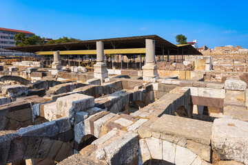 Fototapeta premium The Agora of Smyrna in Izmir city in Turkey