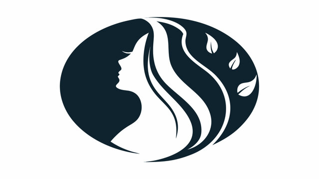 Elegant beauty logo design for natural skincare or organic hair products, a modern and professional brand identity for wellness and personal care businesses