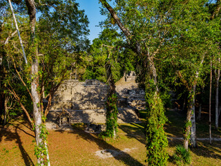 Maler Group, Yaxha Archaeological Site, Peten Department, Guatemala