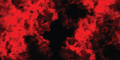 Vibrant Red and Black Abstract Smoke Texture Background with Fiery Cloud Patterns and Dark Contrasting Areas for Dramatic and Intense Designs