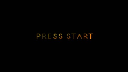 8 bit press start Pixel press start text 8 bit style animation on black background. classic video game start screen.
 - Powered by Adobe