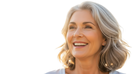 Detailed illustration highlighting woman, mature, senior for marketing, advertising, and creative project applications for modern branding and lifestyle representation