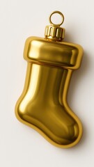 Golden stocking festive elegance mobile wallpaper