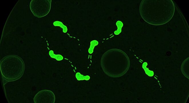 Fluorescent microscopy of GFP-tagged malaria parasites in vitro