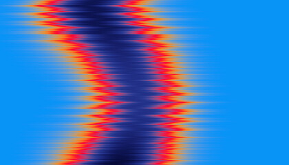 Dynamic abstract background featuring vibrant zigzag lines in blue, red, and orange