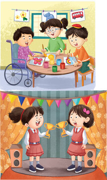 Children Enjoying Art and Creativity | 