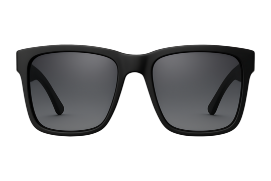 Stylish modern sunglasses isolated on transparent background