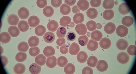 Microscopic visualization of rosetting in severe Plasmodium falciparum infection