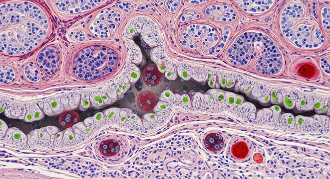 Microscopic view of blood-brain barrier disruption in cerebral malaria