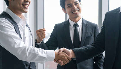 Business partner meeting in success concept