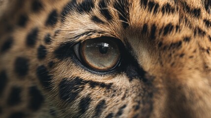 Intimate Leopard Portrait: A Captivating Gaze into the Wild Nature