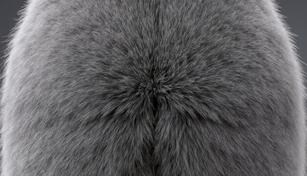 Soft gray fur creates a captivating texture that draws attention in artistic photography